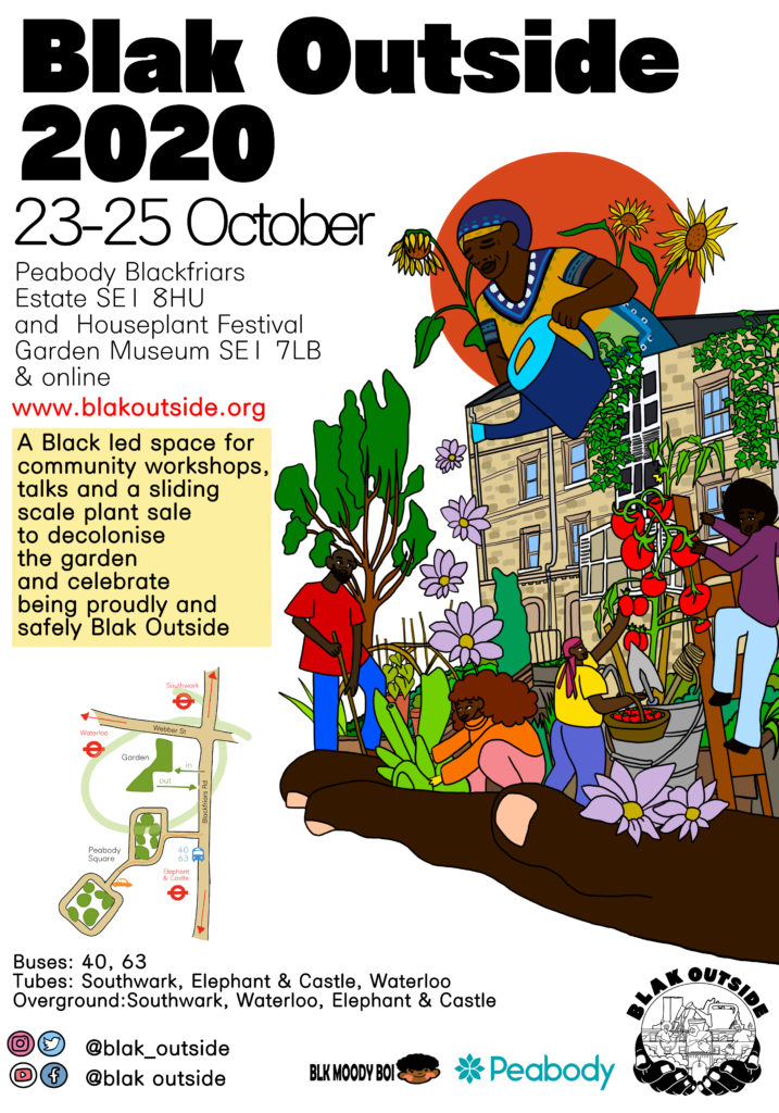 October 23-25 Blak Outside Event Flyer 